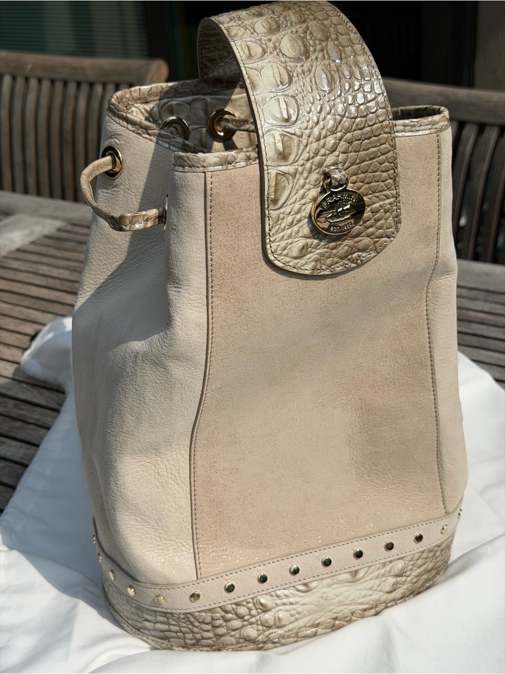 Brahmin Allie sling backpack in Clay Edena - Picture 11 of 16